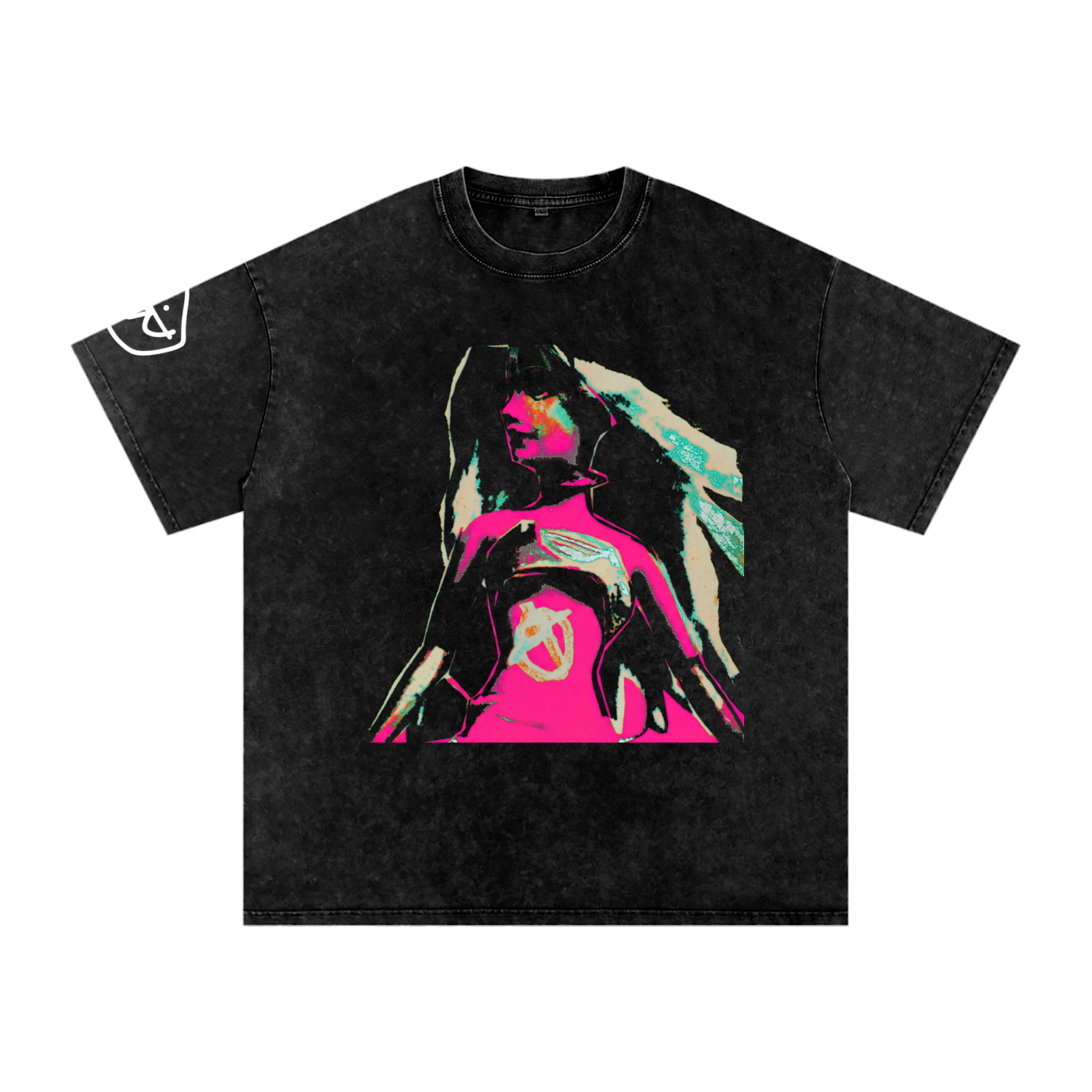 NIOTIC Anarchy Acid-Wash Tee