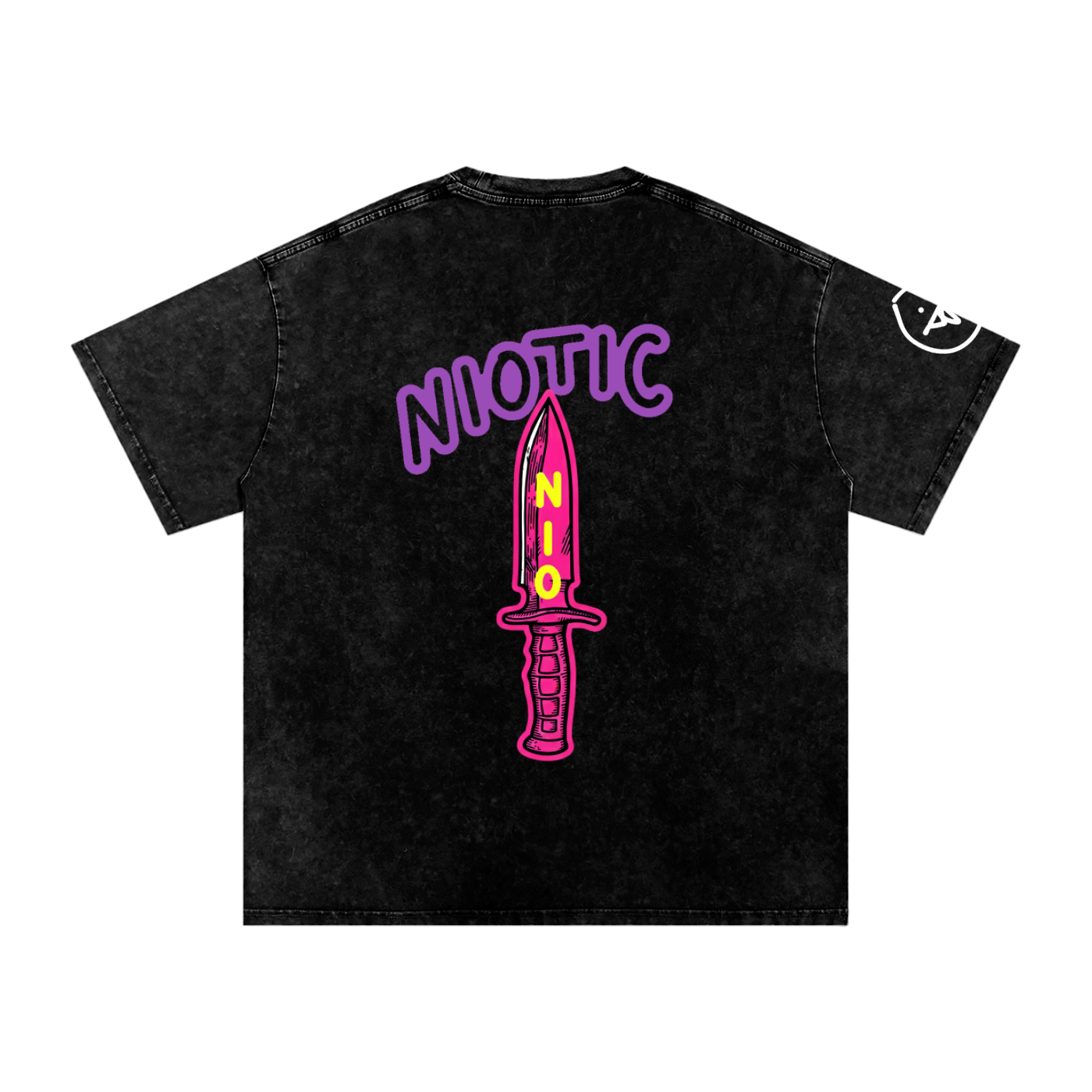 NIOTIC Anarchy Acid-Wash Tee